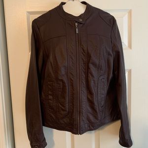 Faux Leather Jacket